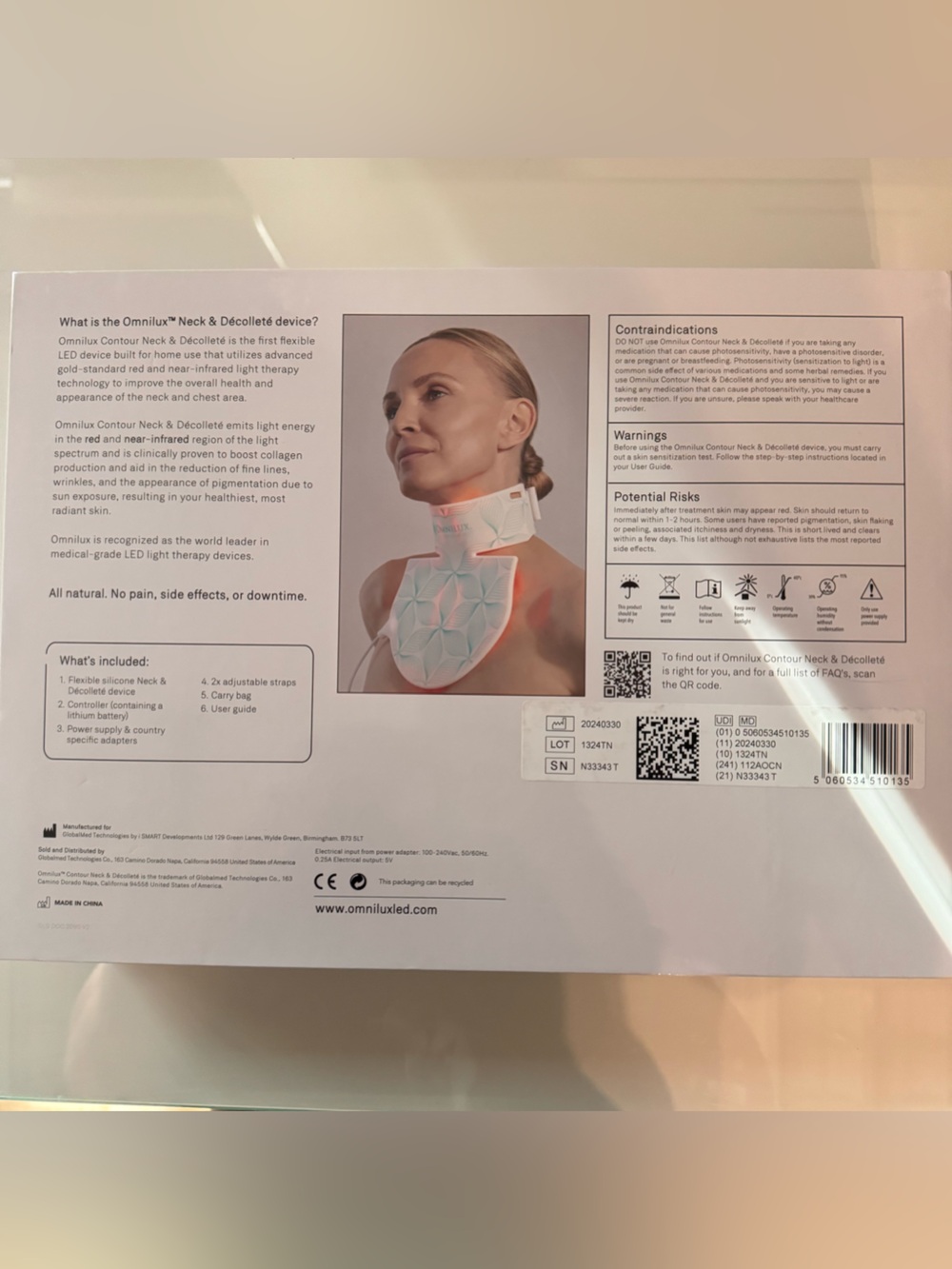 NEW Omnilux Contour Neck & Décolleté - Picture 6 of 6